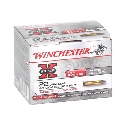 WINCHESTER  22 WMR 40GR JHP SX