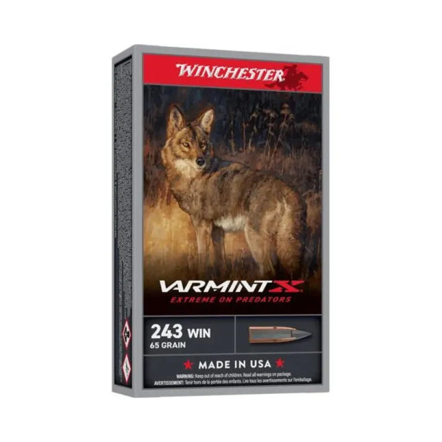 WINCHESTER 243 65GR VARMINT X