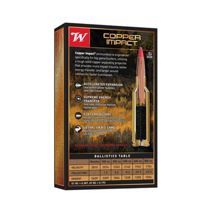 WINCHESTER 308 DEER SEASON 150G COPPER IMPACT - 20PK