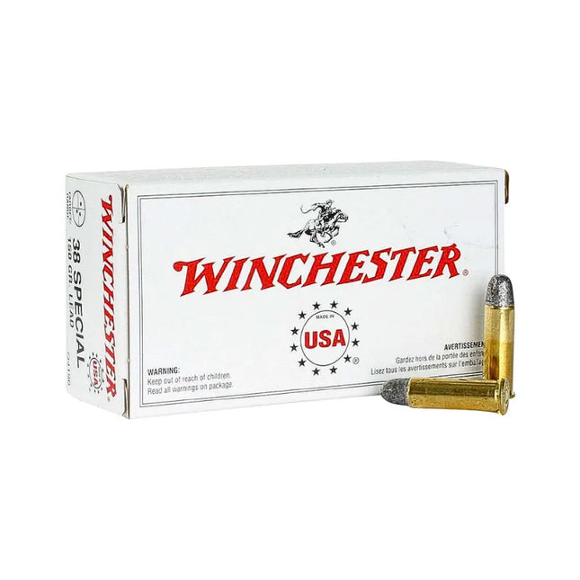 WINCHESTER 38 SPCL USA VALUE PACK 150GR LRN 50 PK