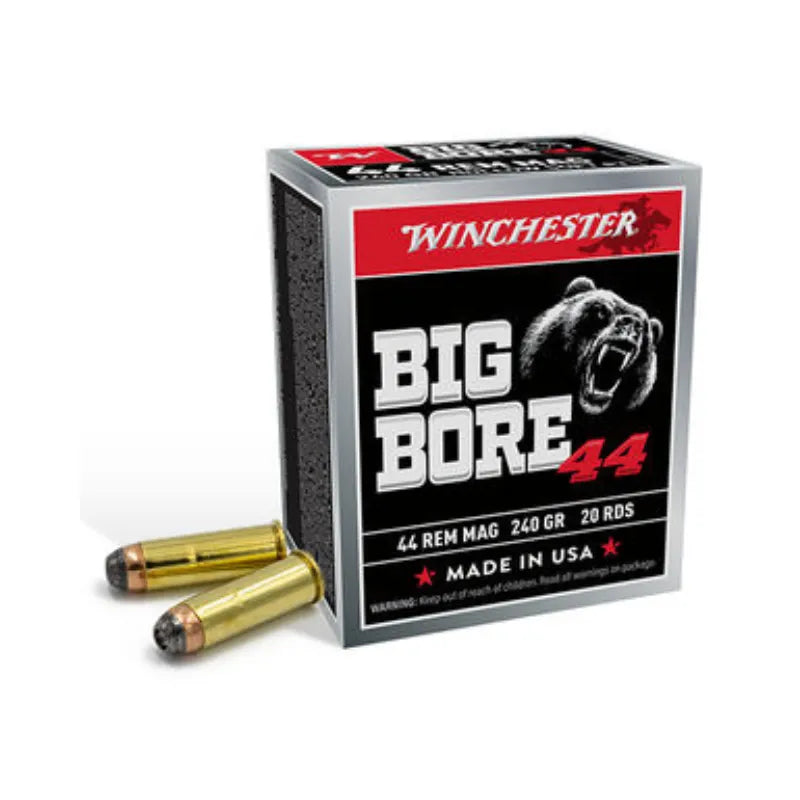 WINCHESTER AMMO BIG BORE 44RM 240GR SJHP 20RD PK