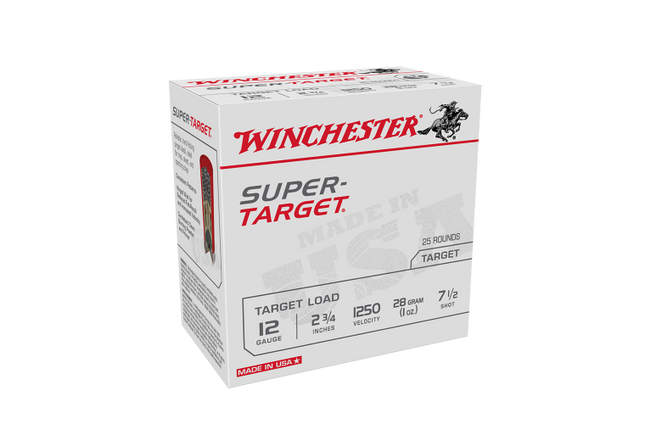 WINCHESTER SUPER TARGET 12GA 1200FPS 7.5 2-3/4 28GM - 250 PER CASE